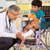 Paediatric Orthopaedics Surgeon at Apex Hospital diagnosing common bone & joint problems in children