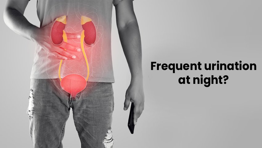 Apex Hospital urologist examining a patient with frequent urination at night (nocturia) symptom