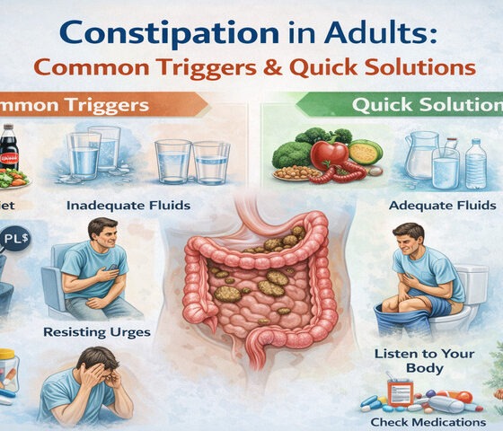 Constipation in Adults: Common Triggers & Quick Solutions